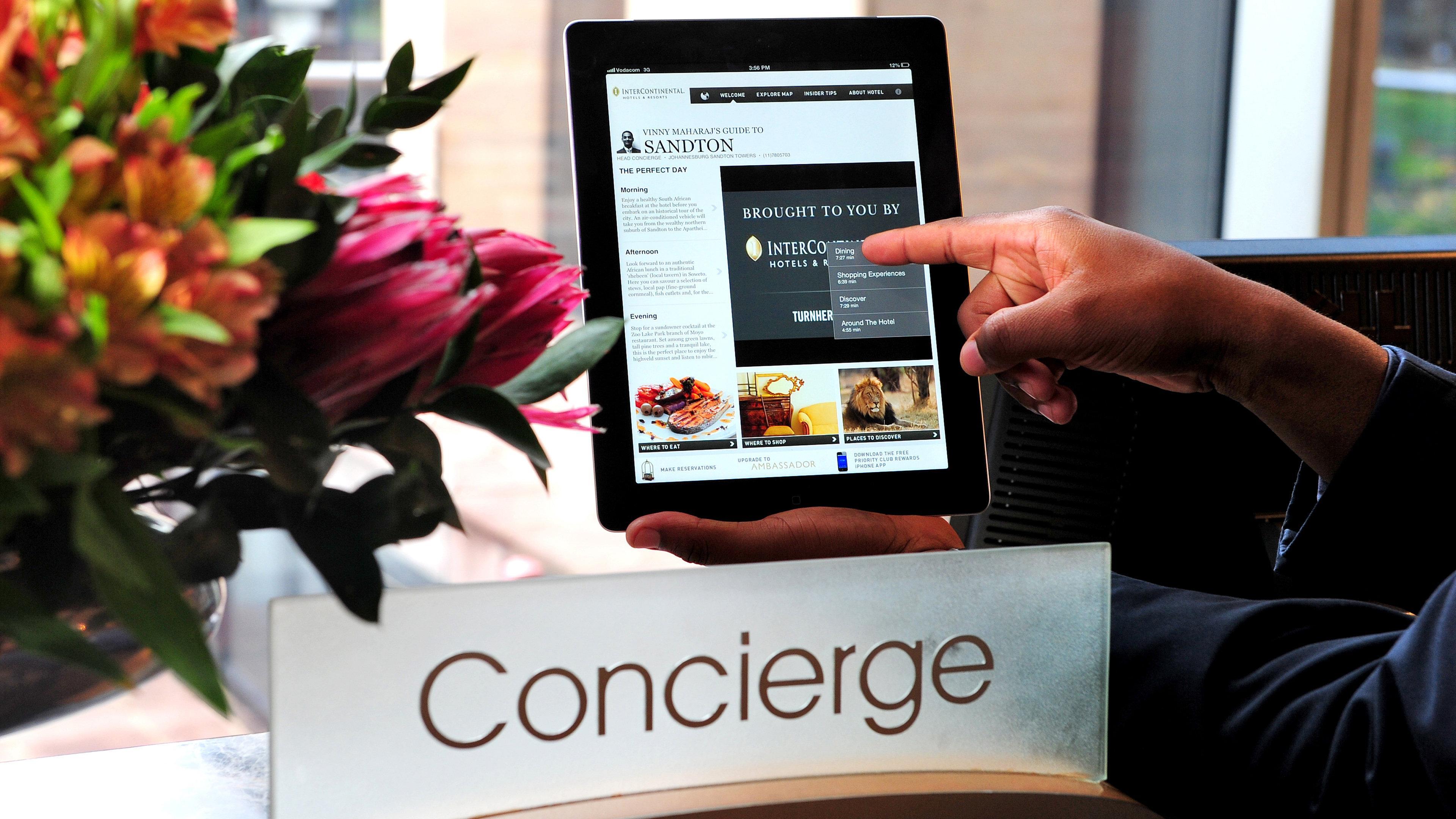 洲际约翰内斯堡or坦博机场酒店 肯普顿帕克 外观 照片 Concierge service