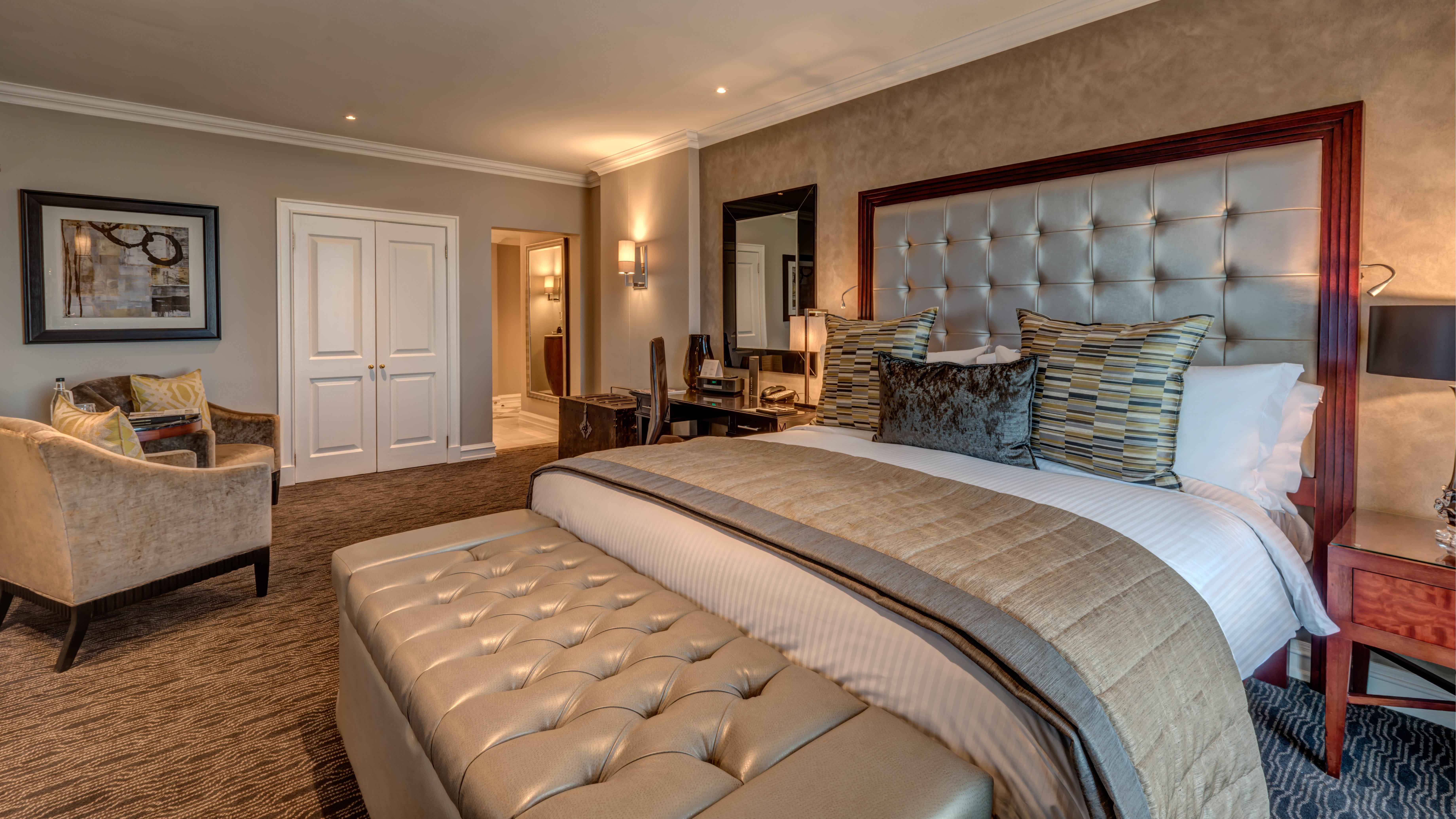 洲际约翰内斯堡or坦博机场酒店 肯普顿帕克 外观 照片 A bedroom at The Dorchester
